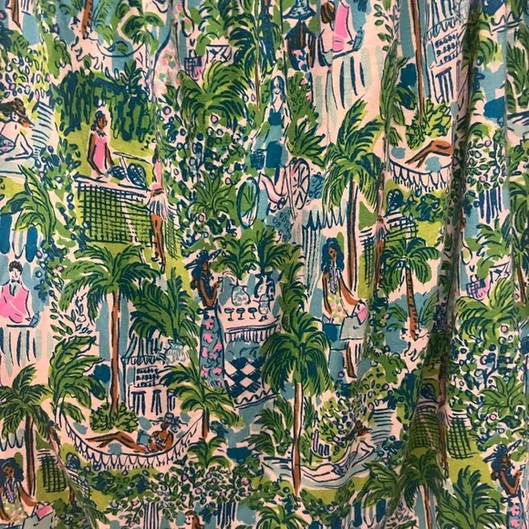 Lilly Pulitzer Teopical Print Sleeveless Top - Picture 2 of 5